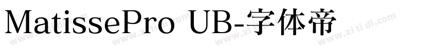 MatissePro UB字体转换